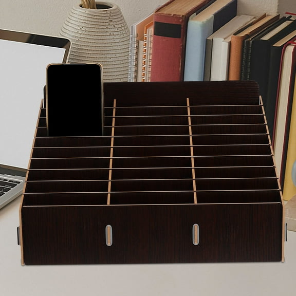 FONDOTIN Wooden Phone Caddy Multi 1Pack 12.8X9.3X7.3In