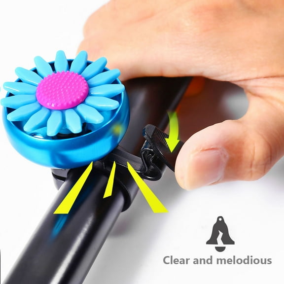 FONDOTIN Bike Bell Blue Universal Cycling Bell 1Set