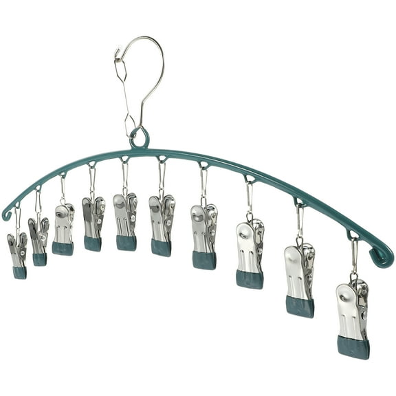 FONDOTIN Windproof Drying Rack Hanger Sock Dryer Stainless Steel for Laundry 1Set