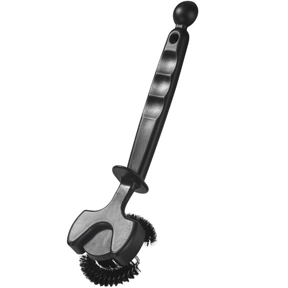 FONDOTIN Coffee Machine Group Cleaning Brush with Detachable ABS Bristles, Black, Home Espresso Maker Accessory