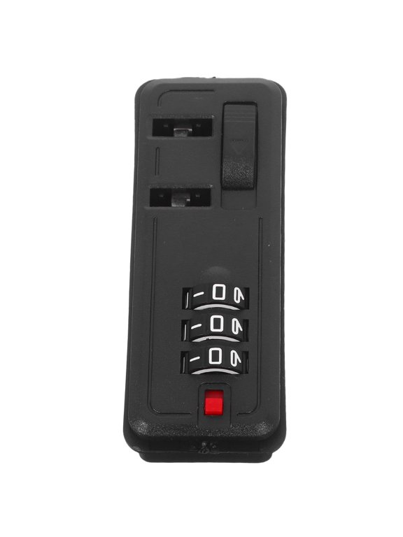 B311 Black Compact Flush Mount Suitcase Lock with 3-Digit Password 1 Count
