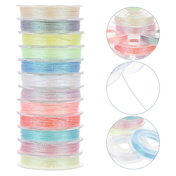 FONDOTIN Glow in The Dark Embroidery Thread for Sewing, Crafting, and Decorative Stitching Projects