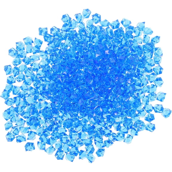 FONDOTIN Fake Ice Decorative Clear Acrylic 450Pcs 0.55X0.47X0.39In