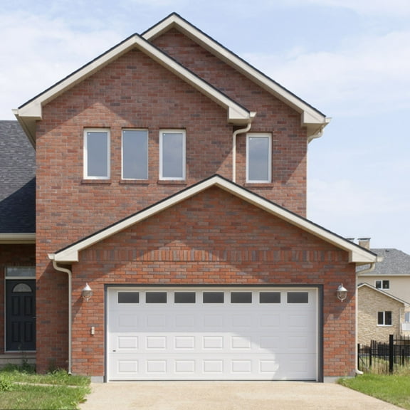 FONDOTIN Faux Magnetic Windows 32Pcs Black Rectangular Magnetic Panels for Garage Door Decorations 5.9x3.9in