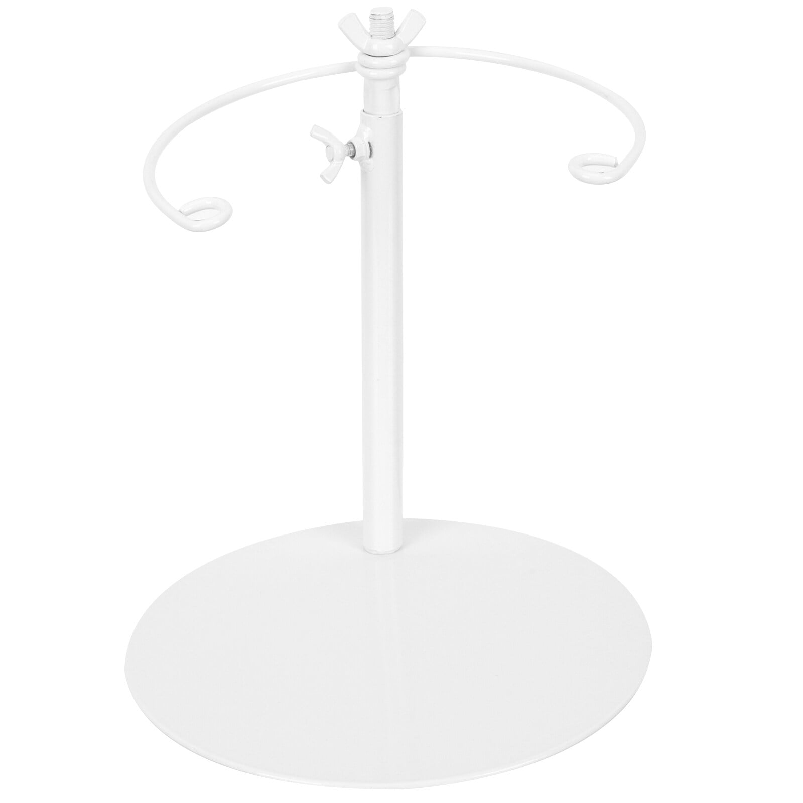 FONDOTIN Floral Bouquet Supplies Desktop Bouquet Display Holder 1Pcs White Iron Stabilization Rack
