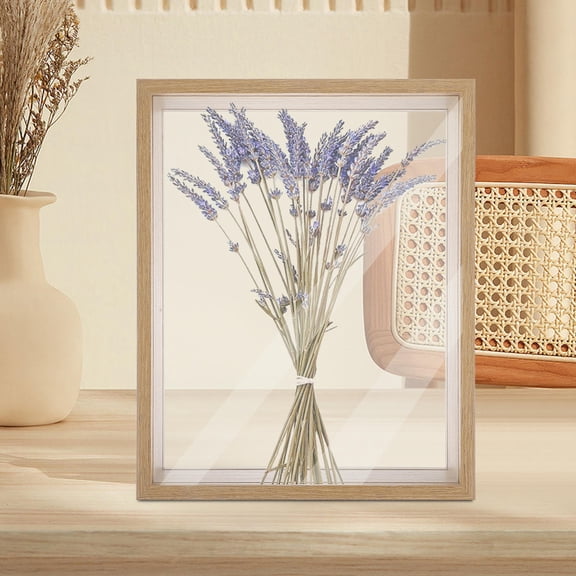 FONDOTIN Flower Pressing Frame 1Pcs Wood Picture Frame 26.5X21.2X5.8Cm Natural Wood Color For Diy Projects Home Decor
