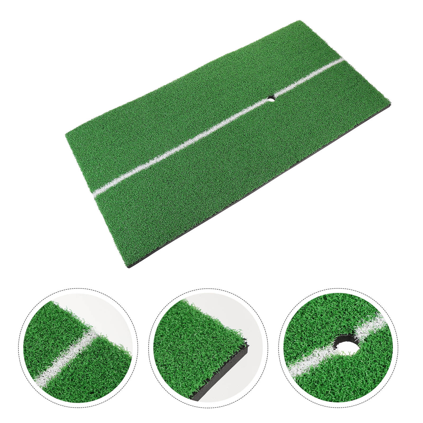 FONDOTIN Indoor Golf Swing Mat 1 Pc for Golf Practice Hitting Mat with ...