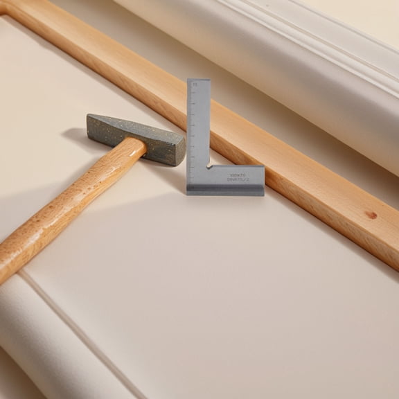 FONDOTIN Machinist Ruler Steel Wood Working Right Angle Squares Professional Carpenters 1Set