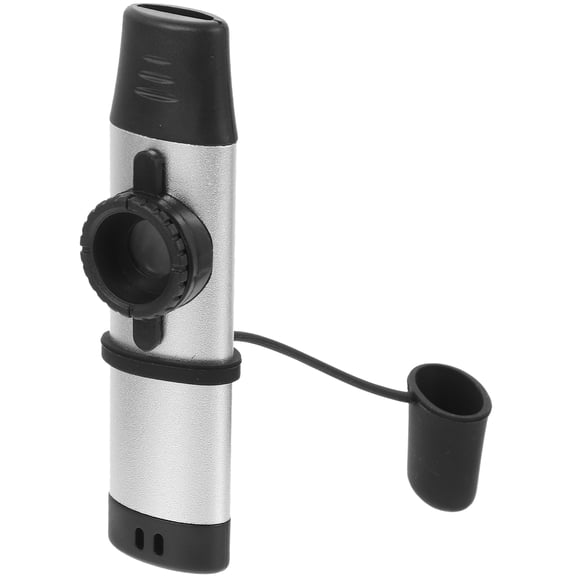 FONDOTIN 1Set Professional Metal Kazoo Plated Silver for Music Performance and Guitar Accompaniment