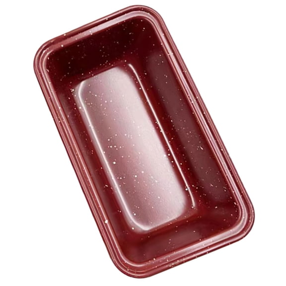 FONDOTIN Red Kitchen Loaf Pan Carbon Steel Bread Mold for Convenient Toast Baking