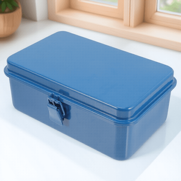 FONDOTIN Metal Toolbox Tool Storage Box for Mechanics 1Pack
