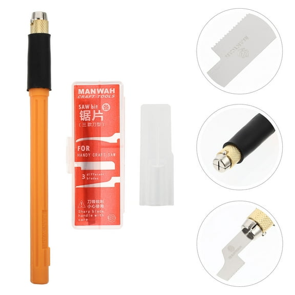 FONDOTIN Mini Hand Saw Model DIY Hacksaw Tool Kit Carving