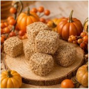 FONDOTIN Miniature Straw Decorations, 8 Piece Faux Hay Set for Rustic Table and Craft Use