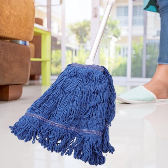 FONDOTIN Loop-End Mop Head Replacement Cotton for Hardwood and Tile Floors 1Pack