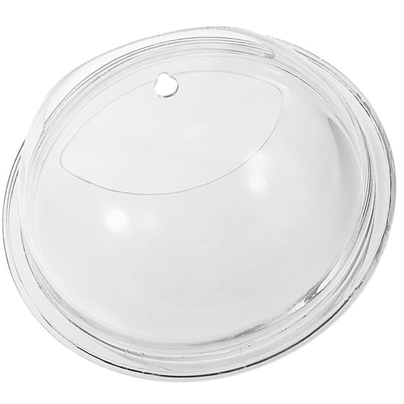 FONDOTIN Wall Mount Fish Bowl Round Transparent Acrylic 1Pcs 11.6x11.6in