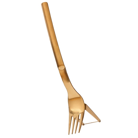 FONDOTIN Golden Watermelon Slicer Fork - Fast and Cutting Tool for Home Kitchen Use