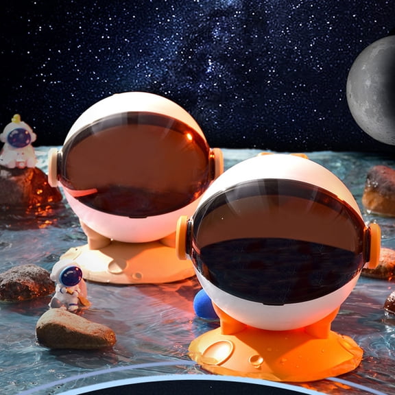 FONDOTIN Trash Can For Office Desktop Trash Can Orange Plastic Odor Prevention 1Pcs 10.6x7.5in