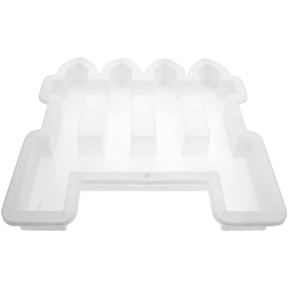 FONDOTIN White Brick Mold Silicone for Outdoor Concrete Fence, Garden Landscaping, Patio and Wall Projects