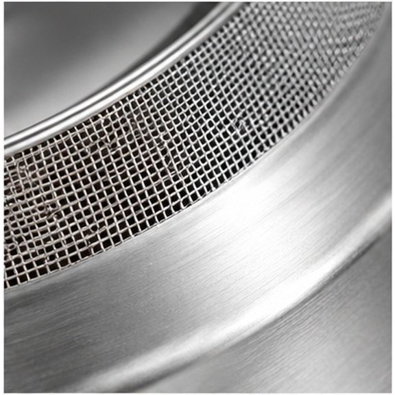 FONDOTIN Plated Silver Cotton Candy Machine Cover Mesh Bowl Accessory with Fine Stainless Steel Screen