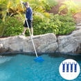 thumbnail image 1 of FONDOTIN Pool Vacuum Replacement Handles 4-Pack with 12 V-Shaped Clips for Secure Pool Cleaning and Fastening, 1 of 8