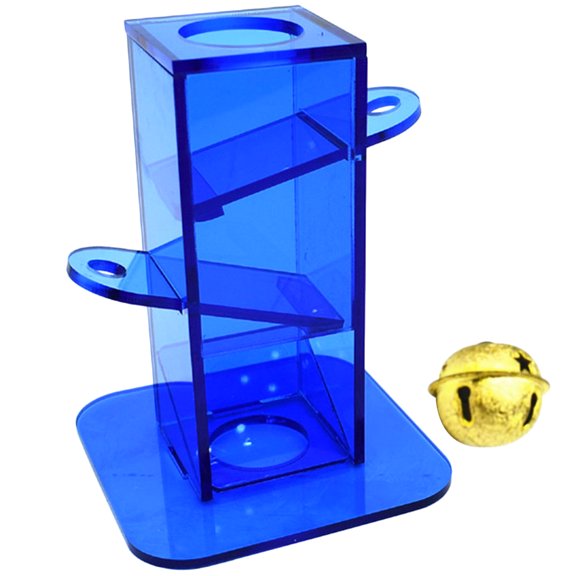 FONDOTIN Parakeet Foraging Toy Parrot Training Toy Blue Foraging Interaction Home Playtime 1 Set
