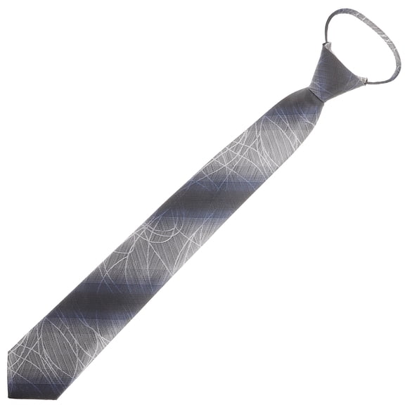 FONDOTIN Men's Pre-Tied Zipper Necktie with Unique Design, Easy Wear for Business, Formal Events, Office and Special Occasions