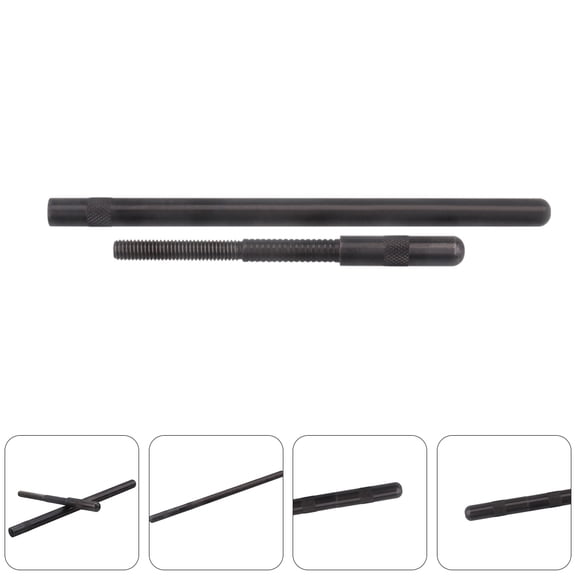 FONDOTIN Pushrod Length Measurement Tool Engine Testing Pushrod Black 1Set for Vehicle Engines