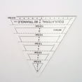 thumbnail image 1 of FONDOTIN Quilting Ruler 1Pack Transparent Triangle Acrylic For Craft Activities, 1 of 8