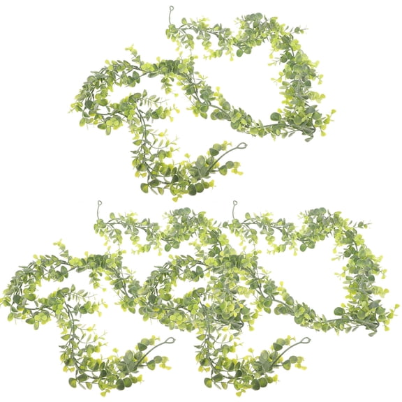 FONDOTIN Realistic Eucalyptus Leaves Fake Vine Decorative Hanging Plant Greenery Stems For Outdoor Home Decor