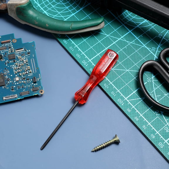 FONDOTIN Triangle Y Tip Triwing Screwdriver Red Portable Design for Handheld Devices