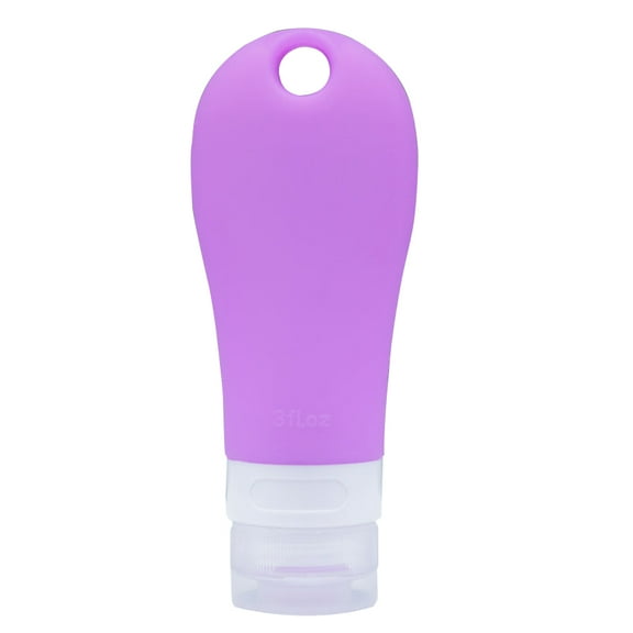 FONDOTIN Refillable Silicone Travel Bottles for Toiletries, Leak-Proof Portable Liquid Storage Containers for Travel