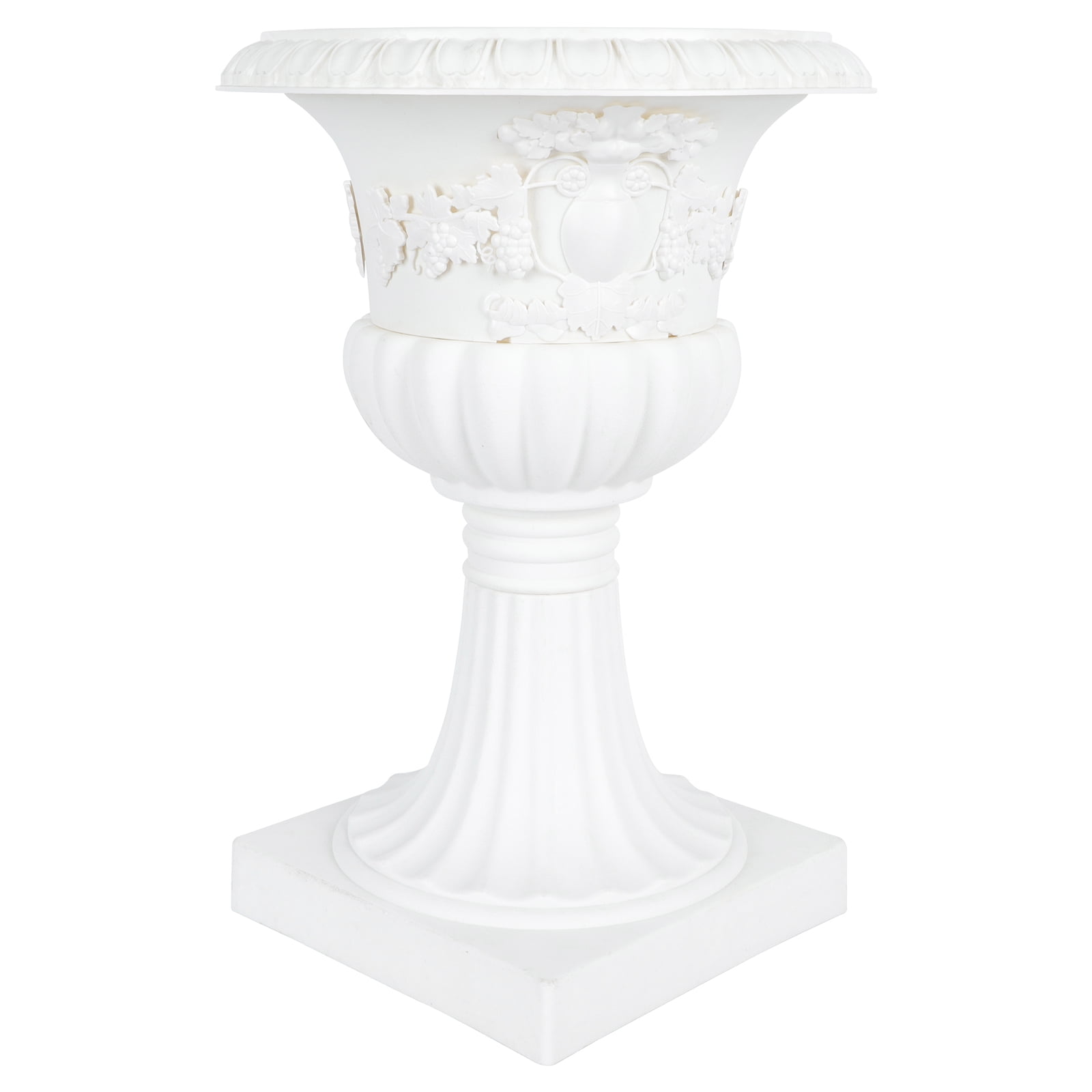 Coloum Rome FONDOTIN Roman Column Flower Pot White Decorative Garden Urn for ...