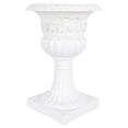 Roman Column Front FONDOTIN Roman Column Flower Pot White Decorative Garden Urn for ...