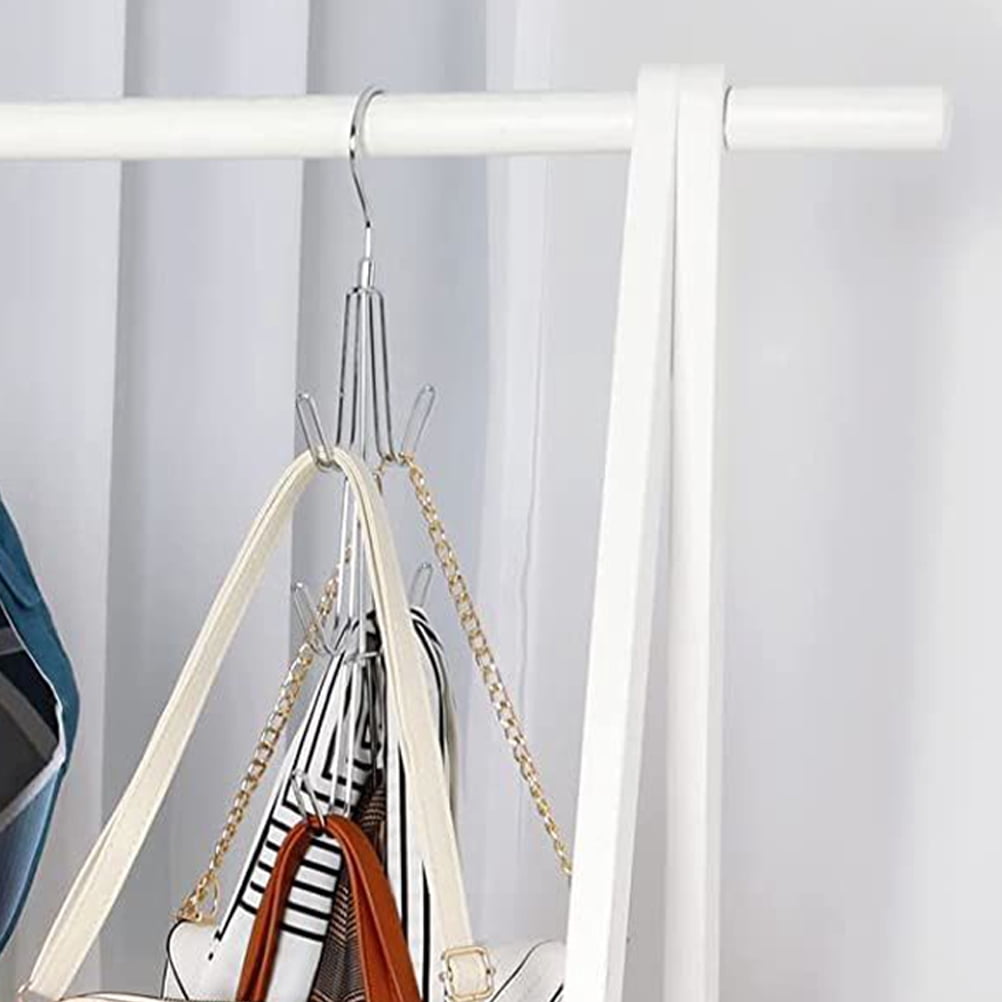 Purses Rack Rotable FONDOTIN Rotating Hanging Closet Organizer for Purses Handbag Storage ...