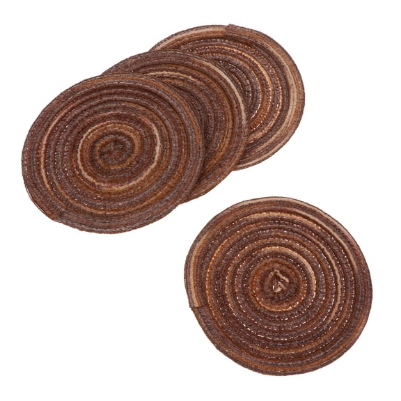 FONDOTIN Round Placemats Insulation Coasters for Coffee Table Homeowners Use