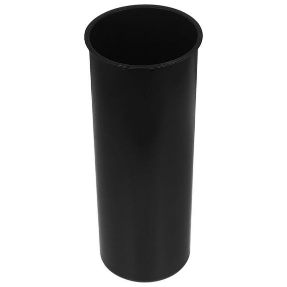 FONDOTIN Round Toilet Brush Container Plastic Anti-stain Home Use 1Set