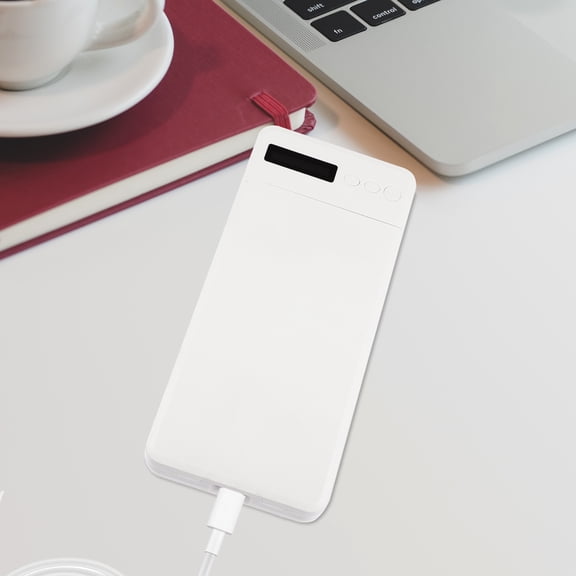 FONDOTIN White Plastic Phone Timer Lock Box with Electronic Self-Discipline Lock for Home Use