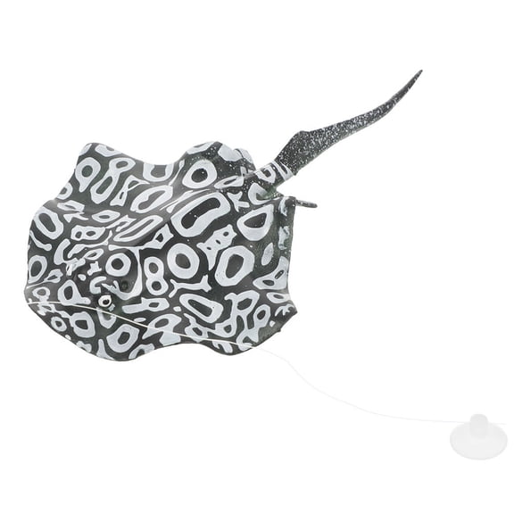 FONDOTIN Black Silicone Artificial Fish Realistic Aquarium Decor Safe Non Polluting Fish Tank Ornament