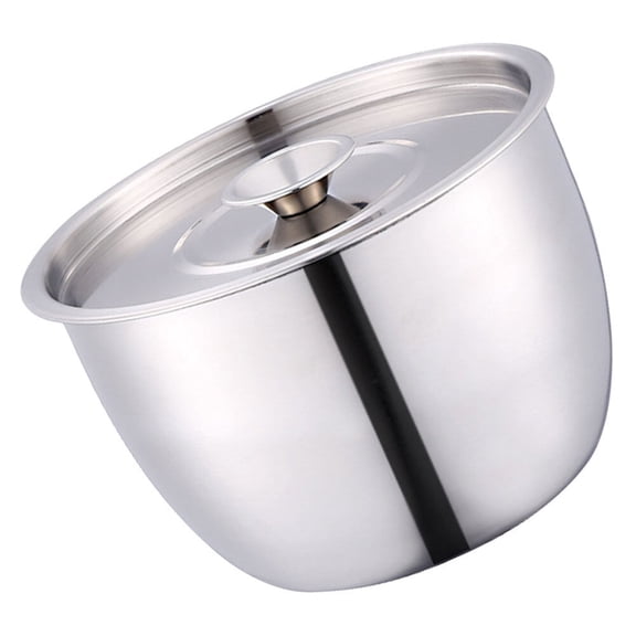 FONDOTIN Stainless Steel Food Storage Bowl with Deep Structure for Home Use