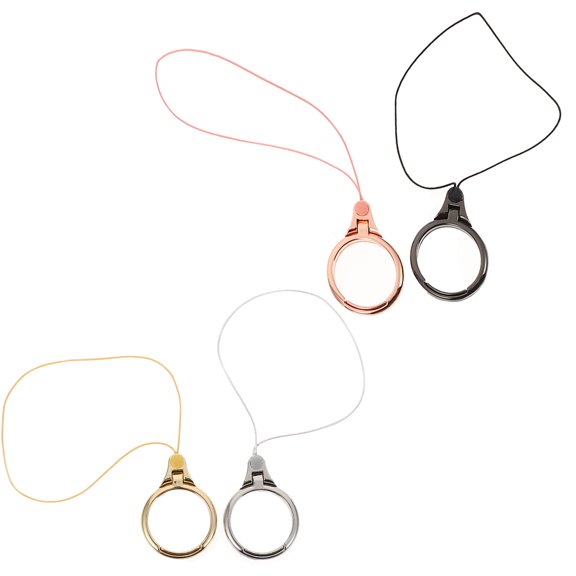 FONDOTIN Phone Strap 4-Pack for Teens, Anti-Drop Mobile Phone Lanyard, Secure Grip Accessories