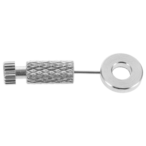 FONDOTIN Silver Stitching Fixing Needle 1Pack for Beginners Sewing Positioning Pin Leather Crafting