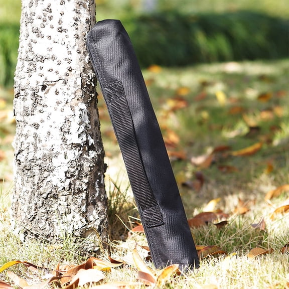 FONDOTIN Black Oxford Cloth Clarinet Pouch with Protective Lining for Safe Instrument Storage