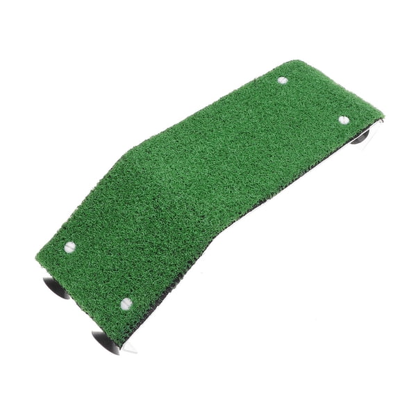 FONDOTIN Simulation Lawn Terrace Tortoise Climbing Platform Aquarium Decor Green Lifelike Grass Ladder for Reptiles