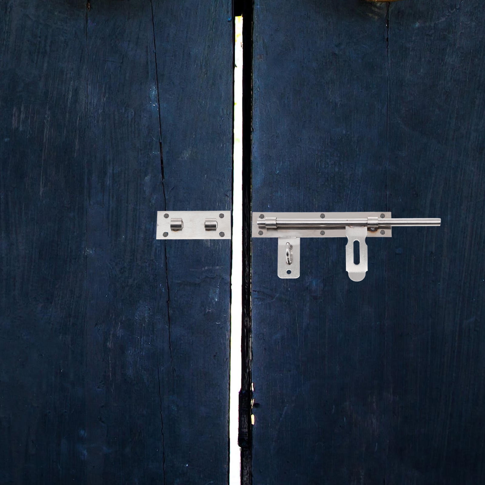 FONDOTIN Sliding Bolt Stainless Steel Rectangular 1Set - Walmart.com
