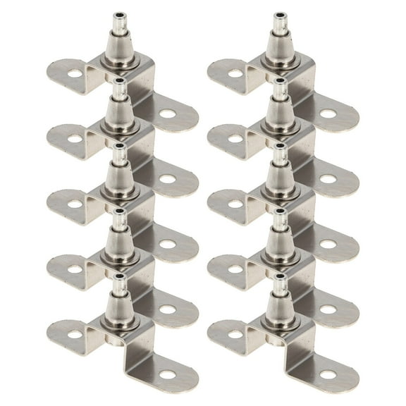 FONDOTIN 10Pcs Silver Wire Rope Picture Hooks Zinc Alloy Durable for Home and Gallery