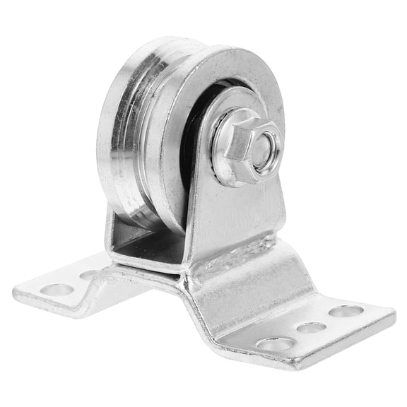 FONDOTIN Small Rope Pulleys Silent Operation Stainless Steel 1Pack for Household Use