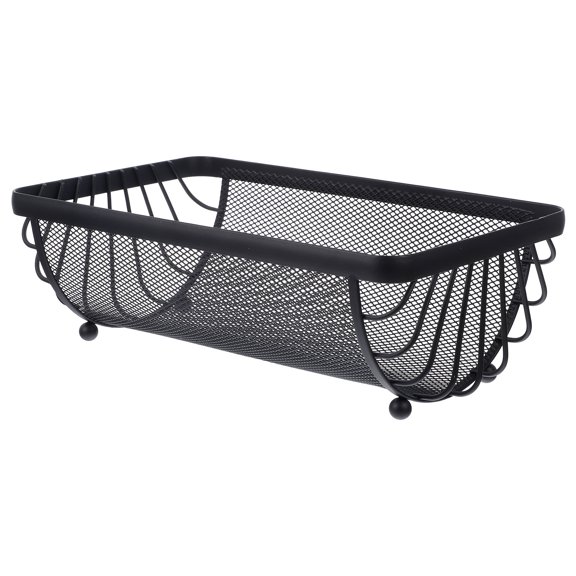 FONDOTIN Modern Style Metal Fruit Basket with Rust Resistant Iron Material Versatile Snack and Food Storage