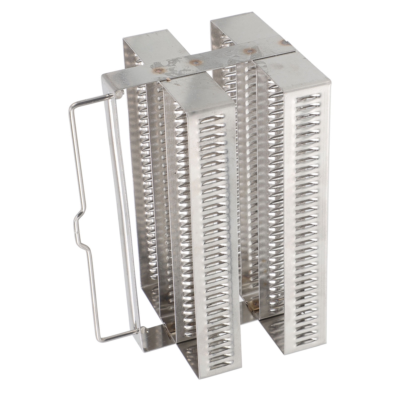Slide Rack Unstained FONDOTIN 1Pcs Stainless Steel Staining Rack Silver Slides Holder Drying ...