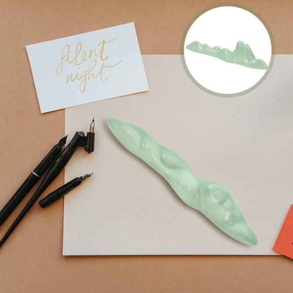 FONDOTIN Paint Brush Standing Pen Holder Ceramic Brush Rest 1Set