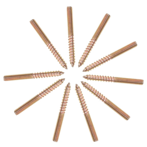 FONDOTIN Golden Double Headed Self Tapping Screws Steel with Wear Resistant Coating for Outdoor Use